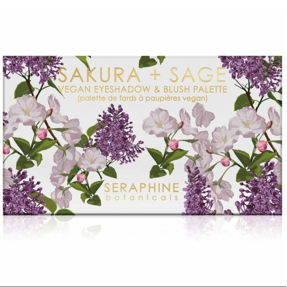 Sakura + Sage eyeshadow and blush palette